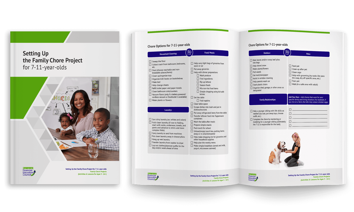 Family Finance materials speakers share through the South Carolina Financial Educators Council